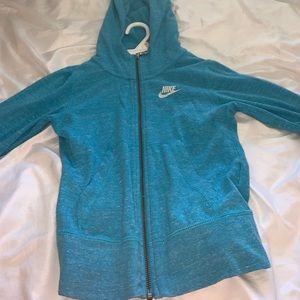 Girls blue nike jacket